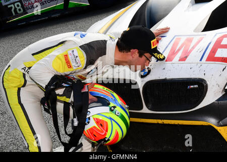 Spa Francorchamps, France. 31 juillet, 2016. 24 Heures de Spa endurance. # 99 ROWE RACING (DEU) BMW M6 GT3 ALEXANDER SIMS (GBR) : Action de Crédit Plus Sport/Alamy Live News Banque D'Images