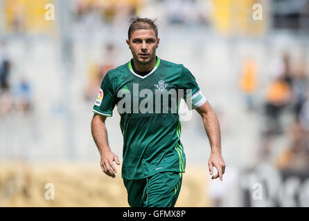 Dresde, Allemagne. 30 juillet, 2016. Joaquin en action pendant le match de football Coupe de Dresde entre Real Betis Séville et le FC EVerton à DDV stadium à Dresde, Allemagne, 30 juillet 2016. PHOTO : THOMAS EISENHUTH/dpa/Alamy Live News Banque D'Images