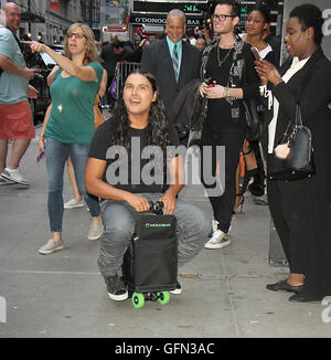 NEW YORK, NY-Août 01' : Adam Beach à Good Morning America pour parler de nouveau film Warner Bros. et DC Le Suicide Squad à New York. Août 01, 2016 NEW YORK. Credit : RW/MediaPunch Banque D'Images