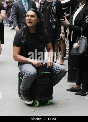 NEW YORK, NY-Août 01' : Adam Beach à Good Morning America pour parler de nouveau film Warner Bros. et DC Le Suicide Squad à New York. Août 01, 2016 NEW YORK. Credit : RW/MediaPunch Banque D'Images