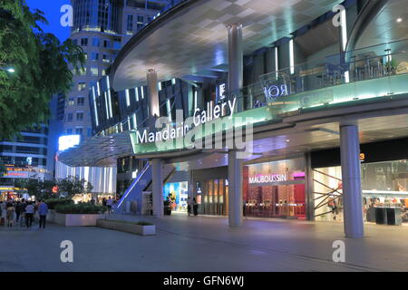 Centre Commercial Galerie Mandarin Orchard road à Singapour. Banque D'Images