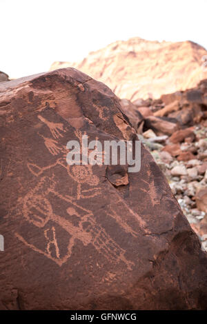 Dans le Canyon de la rivière Paria, pétroglyphes, Vermilion Cliffs National Monument, Arizona Banque D'Images