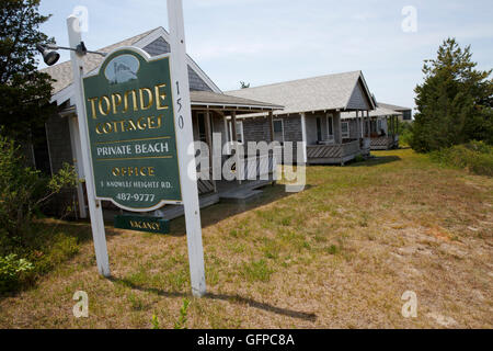 Holiday Cottages, North Truro, Massachusetts Banque D'Images