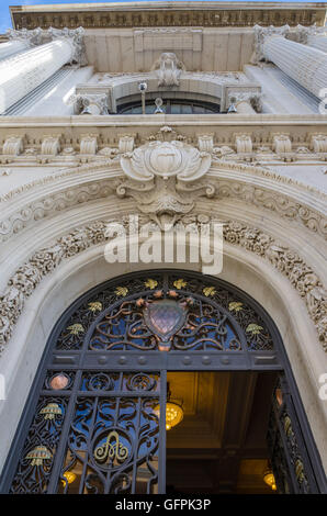 Entrée principale avant de le musée Océanographique de Monaco Banque D'Images