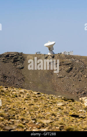 Observatoire pour la radioastronomie radiotélescope, Espagnol, Sierra Nevada, Grenade, Andalousie, espagne. Banque D'Images