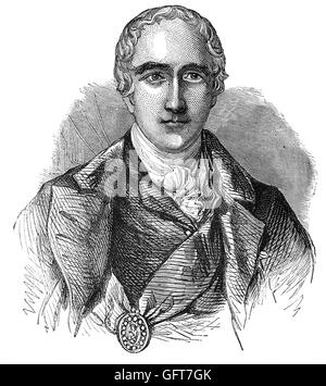 Richard Colley Wesley, 1er Marques Wellesley (1760 - 1842) était le frère du duc de Wellington. Il était un homme politique irlandais et britannique et administrateur colonial qui a été nommé Lord Lieutenant d'Irlande en 1821. Banque D'Images