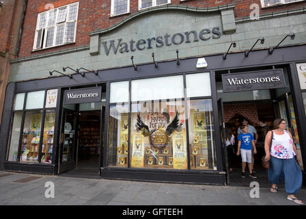 Waterstones book shop à St Albans Banque D'Images