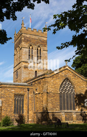 Royaume-uni, Angleterre, Northamptonshire, Northampton, St Giles Street, St Giles' church Banque D'Images