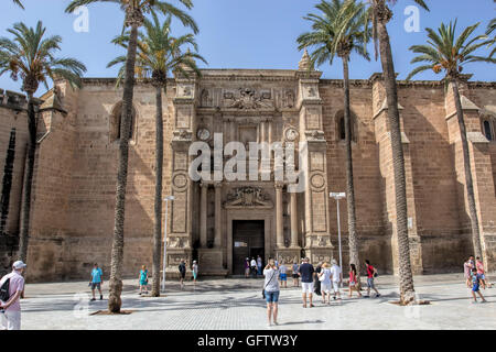 Cathédrale de l'Incarnation d'Almeria, Andalousie, Espagne Banque D'Images