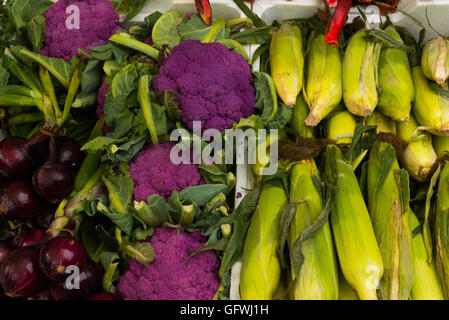 Closeps,alimentaire,légumes,fruits de mer,l'ail chou-fleur Banque D'Images