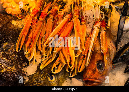 Closeps,alimentaire,légumes,fruits de mer,l'ail chou-fleur Banque D'Images