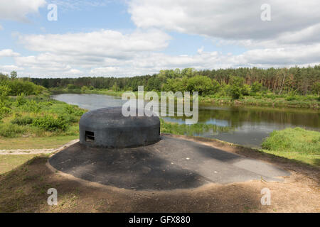 La rivière Narew Bunker Banque D'Images