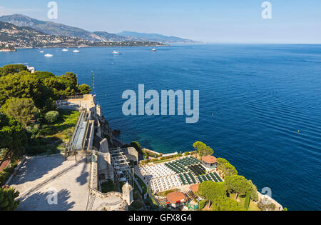 Théâtre de plein air à Monaco. Vue de dessus Banque D'Images