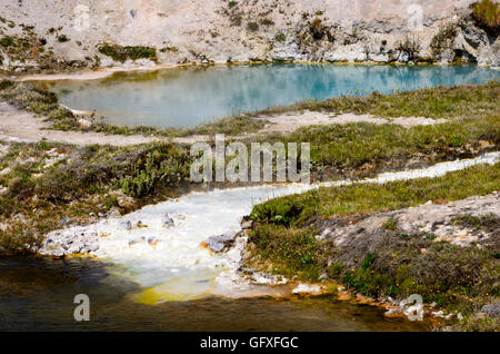 Ruisseau chaud Banque D'Images