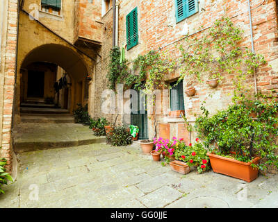 Ville de Sienne - Toscane, Italie Banque D'Images