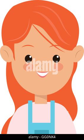 Seul woman wearing apron icon Illustration de Vecteur