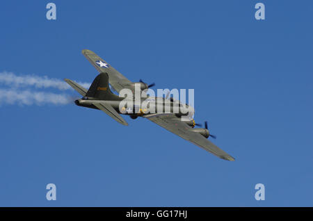 Boeng B-17 Sally B, G-BEDF, t The Victory Show Cosby, Leicester, Banque D'Images