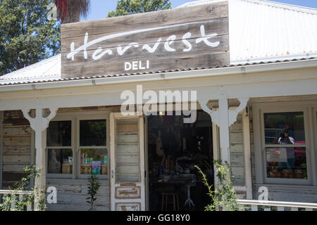 Harvest Restaurant et épicerie dans le village de Newrybar dans le nord de la Nouvelle-Galles du Sud, Australie Banque D'Images