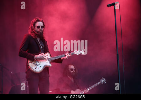 Le Père John Misty en live sur la scène du festival 2016 de la latitude, à Southwold, Suffolk Banque D'Images