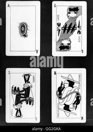 Jeu De Cartes Ancien 'Marseille Surréaliste' – Dos Rouge Sous Blister – Rare