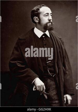 Jules Claretie (1840-1913), écrivain et dramaturge français Photo par Etienne Carjat Banque D'Images