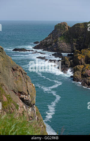 Bullers de Buchan près de Peterhead, dans l'Aberdeenshire, région de Grampian. L'Écosse. UK. 11 111 SCO. Banque D'Images