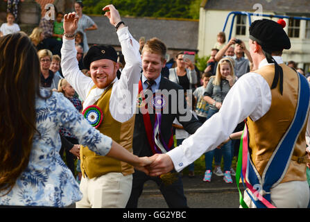 La première semaine civique Coldstream d Rideouts est de Norham où James IV a pris le château de Norham avant sa défaite à Flodden en 1513 Banque D'Images