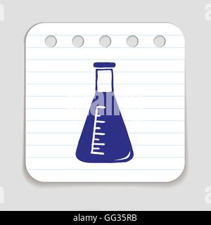 Ensemble de matériel de laboratoire Illustration de Vecteur