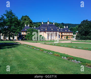 Le château de Pillnitz, Dresden, Allemagne Banque D'Images