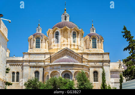 L'église Holy Trinity dans le quartier russe de Jérusalem Banque D'Images