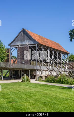 L'ancien bâtiment de la Saline Gottesgabe dans Bentlage, Allemagne Banque D'Images