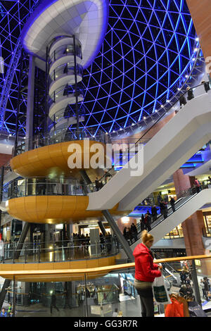 À l'intérieur du centre commercial Victoria Square, Belfast Banque D'Images