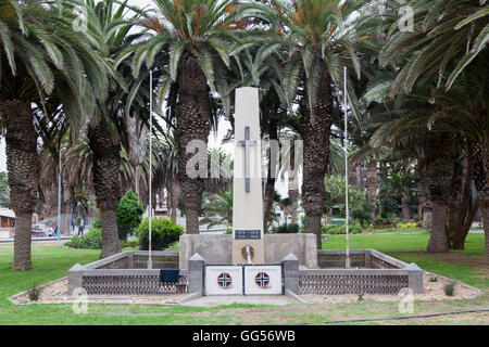 Swakopmund, Namibie German WW1 et WW2 War Memorial, Banque D'Images