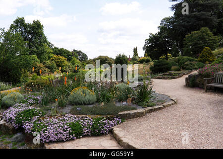 Rocaille ET ROCK GARDEN À RHS WISLEY. Banque D'Images