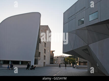 Tel Aviv, Israël : la Tel Aviv Museum of Art, un musée d'art créé en 1932 dans l'ancienne maison de Tel Aviv, le premier maire de Meir Dizengoff Banque D'Images