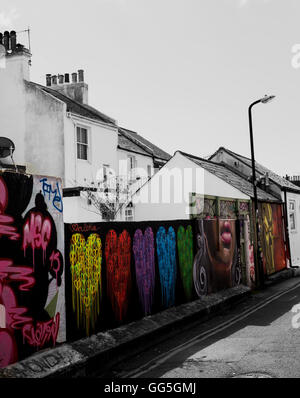 Art Graffiti à Brighton ! Banque D'Images