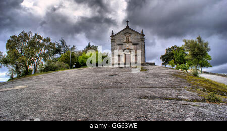 Sanctuaire Notre Dame de Pilar dans Povoa de Lanhoso, Portugal Banque D'Images