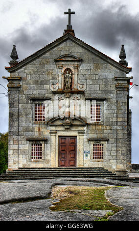 Sanctuaire Notre Dame de Pilar dans Povoa de Lanhoso, Portugal Banque D'Images