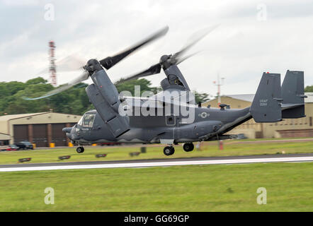 CV-22B Balbuzard pêcheur à l'USAF Royal International Air Tattoo 2016 Banque D'Images