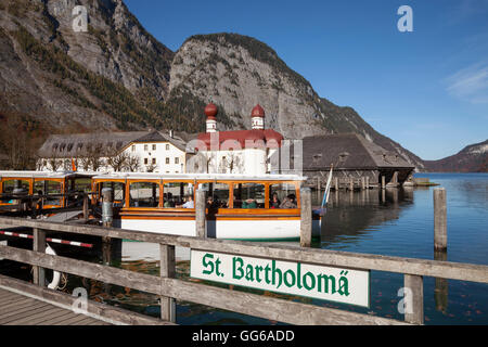 Église de Saint-Barthélemy, Koenigssee Banque D'Images