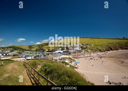 Challaborough Bay Holiday Park de South Hams, Devon, UK Banque D'Images