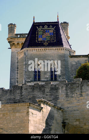 Palais Ducal de la ville d'Uzès situé dans le département du Gard Banque D'Images