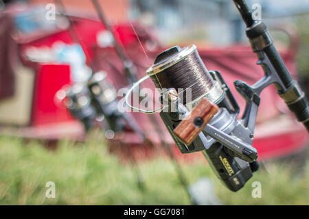 moulinet de pêche Banque D'Images