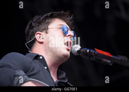 Mumford & Sons live au festival en plein air de St-gall, St-Gall, Suisse, 2016 Banque D'Images