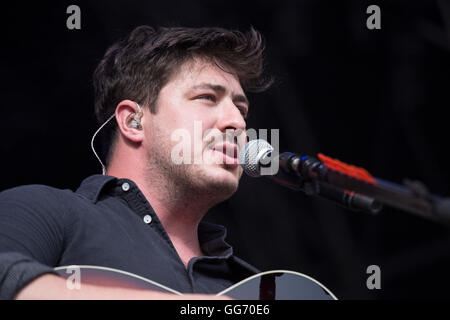 Mumford & Sons live au festival en plein air de St-gall, St-Gall, Suisse, 2016 Banque D'Images