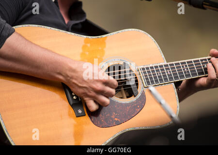 Mumford & Sons live au festival en plein air de St-gall, St-Gall, Suisse, 2016 Banque D'Images