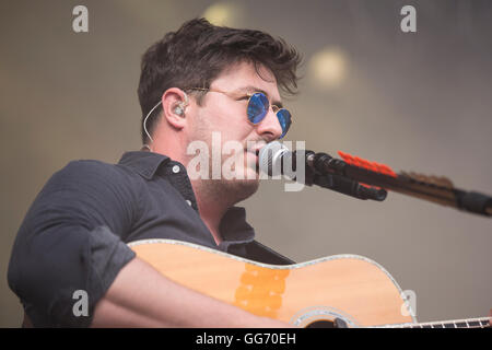 Mumford & Sons live au festival en plein air de St-gall, St-Gall, Suisse, 2016 Banque D'Images