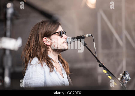 Mumford & Sons live au festival en plein air de St-gall, St-Gall, Suisse, 2016 Banque D'Images