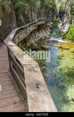 Cerrada de Elias gorge, dans le Parc National de Cazorla, Espagne Banque D'Images