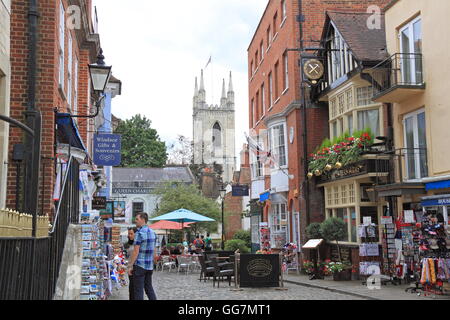 Church Street, Windsor, Berkshire, Angleterre, Grande-Bretagne, Royaume-Uni, UK, Europe Banque D'Images
